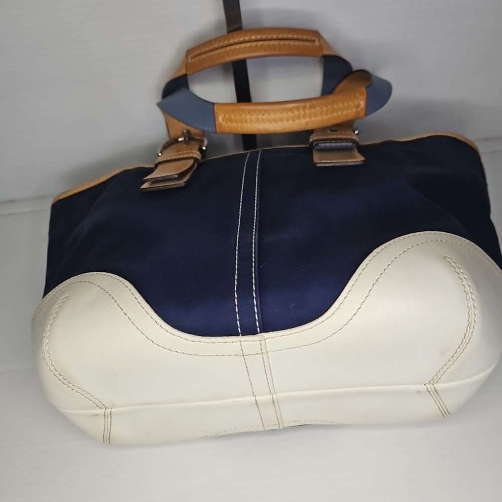 Coach Vintage Y2K SoHo Hampton Mini Daisy Canvas Tote Bag Purse L3J-4428 - Picture 7 of 12